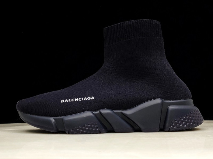 balen speed trainer sneakers all black 477280 w05g0 0088