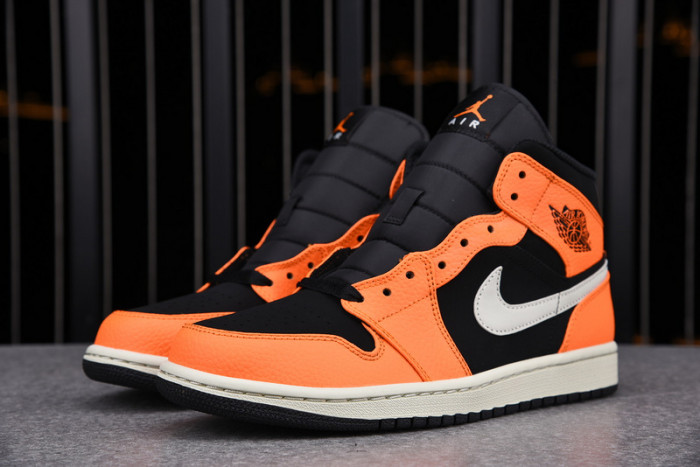 air jordan 1 mid black cone 554724-062
