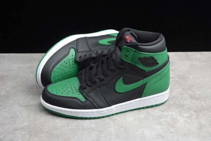 air jordan 1 retro high pine green black 555088-030