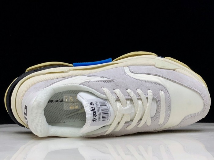 balen triple s white suede 500597 w0971 9000