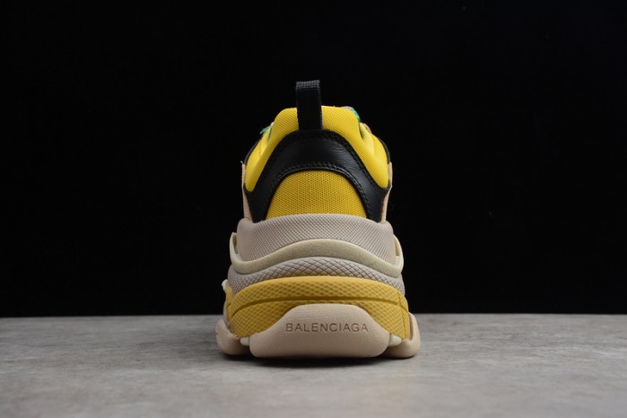 balen triple s w06e1-1000 beige/green-yellow