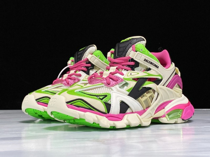 balen trainers track 2.0 pink green 565615 w2gn3 9534