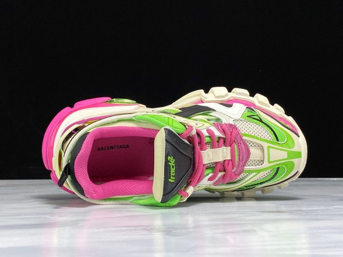 balen trainers track 2.0 pink green 565615 w2gn3 9534