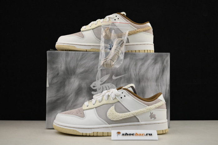 nike dunk low retro prm year of the rabbit fossil stone