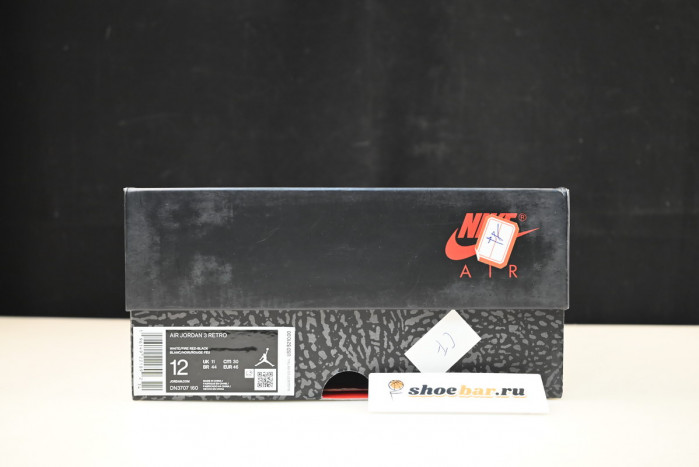 air jordan 3“fire red” dn3707-160