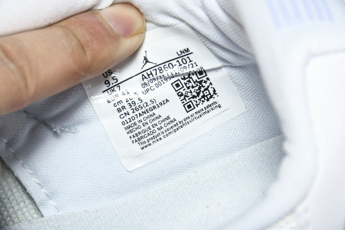 air jordan 11 low "pure violet" ah7860-101