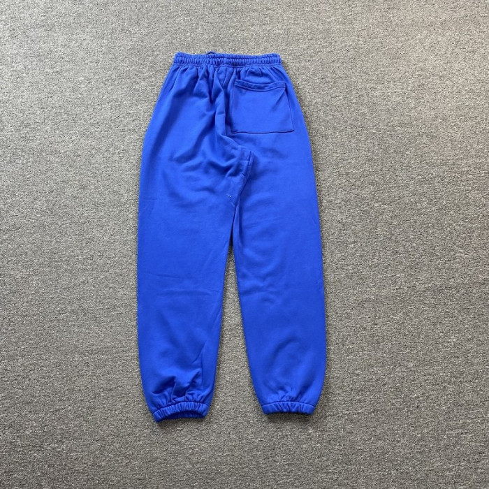 sp5der p*nk sweatpants blue