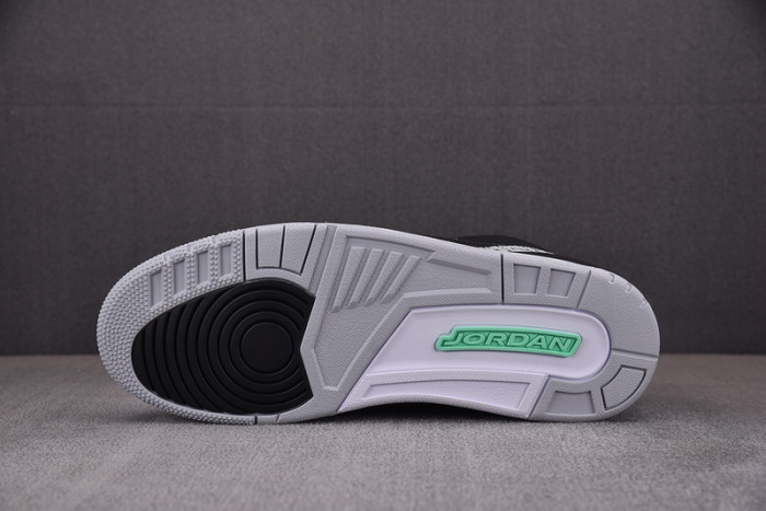 air jordan 3 "black/green glow"