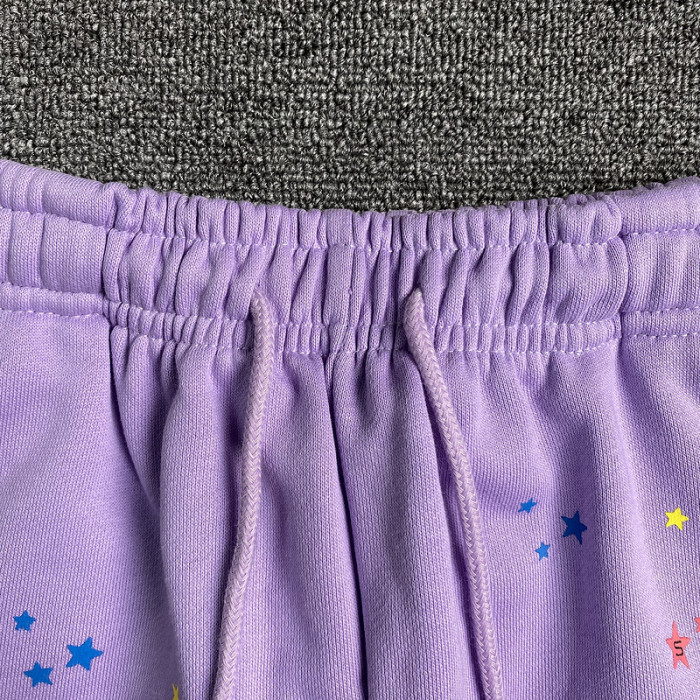 sp5der acai sweatpant purple