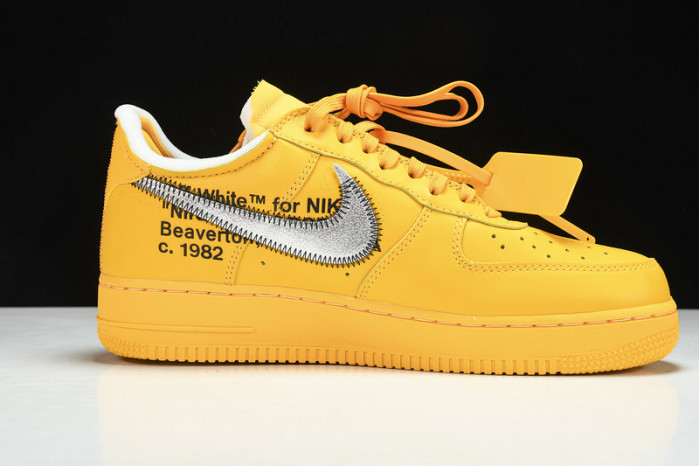 nike air force 1 low fw university gold metallic silver dd1876-700