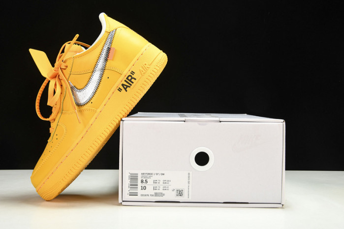 nike air force 1 low fw university gold metallic silver dd1876-700