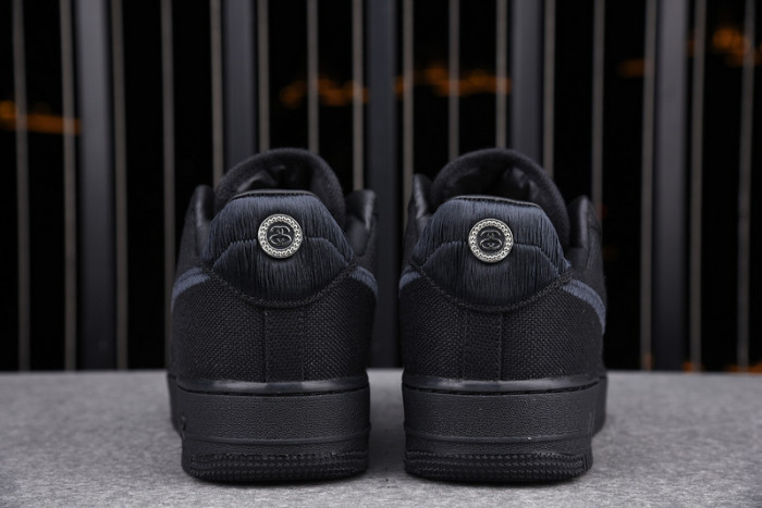 nike air force 1 low stussy black cz9084-001