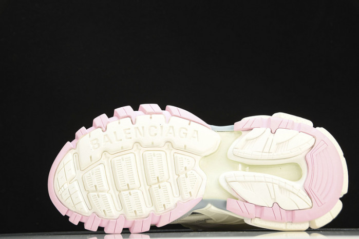 balen track sneaker white yellow