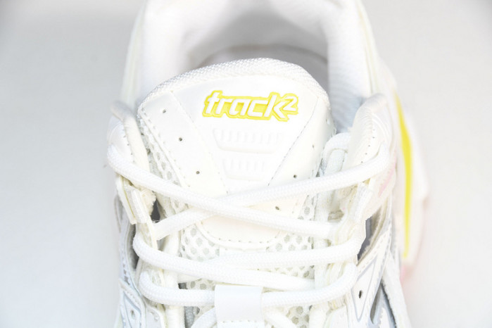 balen track sneaker white yellow