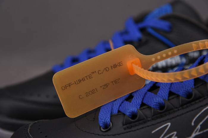 fw x air jordan 2 low “black royal”- dj4375-004