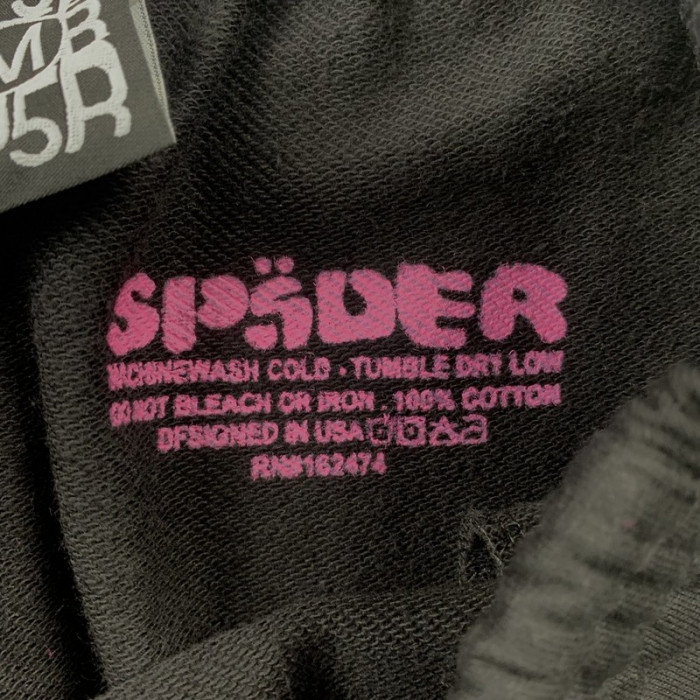 sp5der p*nk sweatpants black
