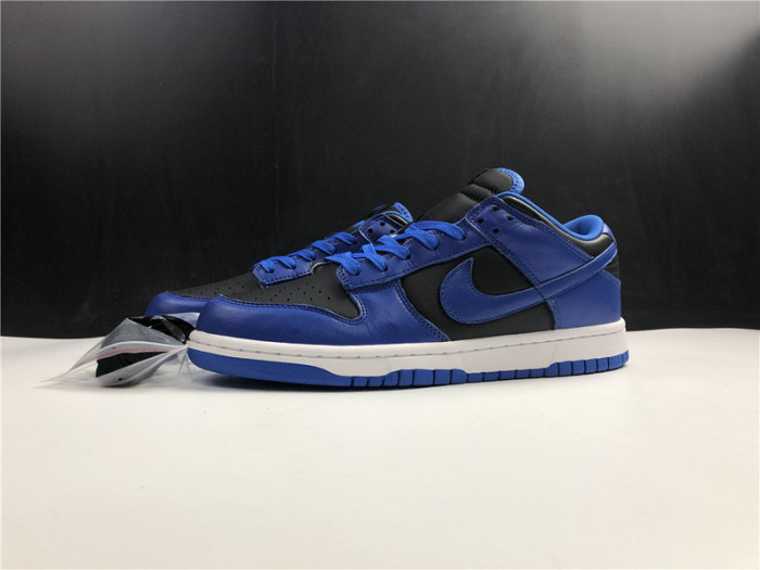 nike dunk low retro black hyper cobalt (2021) dd1391-001