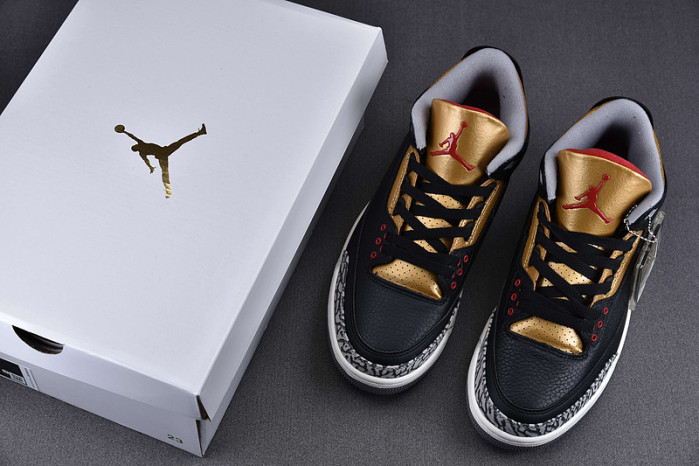 air jordan 3 retro“black gold”