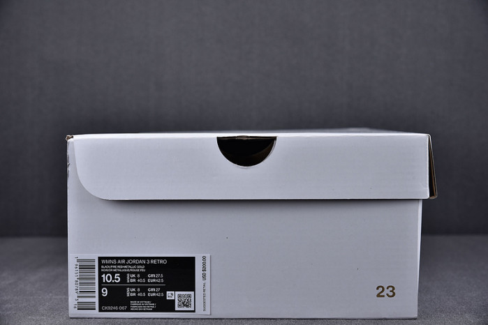 air jordan 3 retro“black gold”