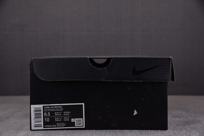 nike kobe 8 protro wolf grey hf9550-002