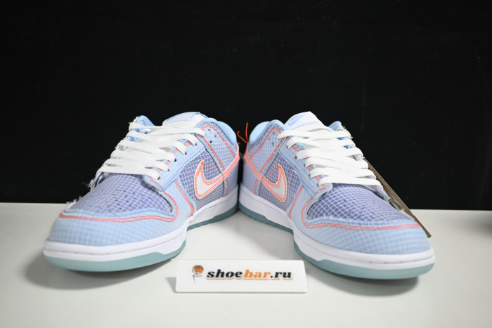nike dunk low union passport pack argon- dj9649-400