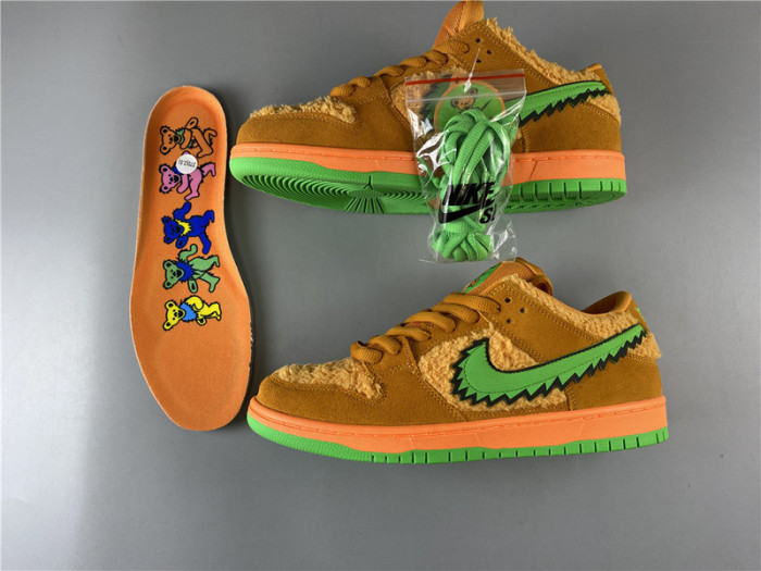 nike sb dunk low grateful dead "orange bear" cj5378-800