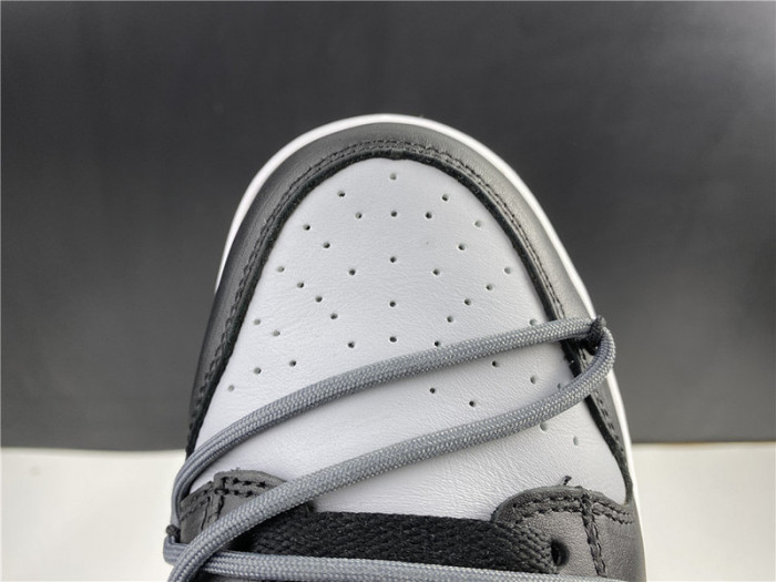 fw x nike dunk low black and grey ct0856-007