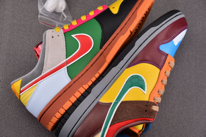 nike dunk low "what the S*per mario"