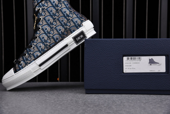 b23 oblique high top sneaker