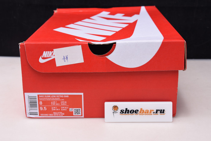 nike dunk low emb nba 75th anniversary knicks dd3363-002