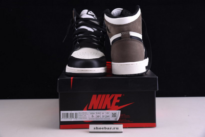 air jordan 1 retro high dark mocha 555088-105