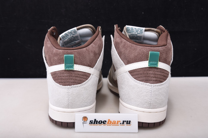 nike dunk high light chocolate - dh5348-100