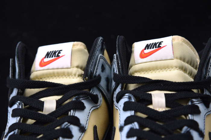 nike dunk high 1985 black acid wash - dd9404-700