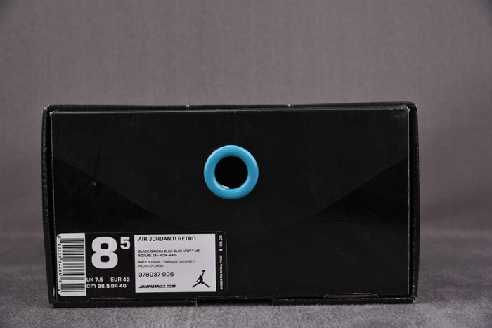 air jordan 11 retro gamma blue 378037-006
