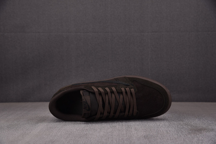 Kids Jordan 1 Retro Low OG SP Travis Scott Velvet Brown DO5442-202