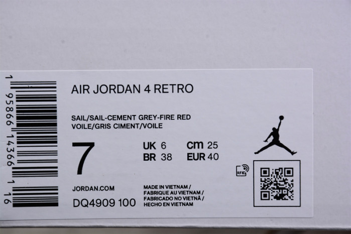 jordan 4 retro blank canvas - dq4909-100
