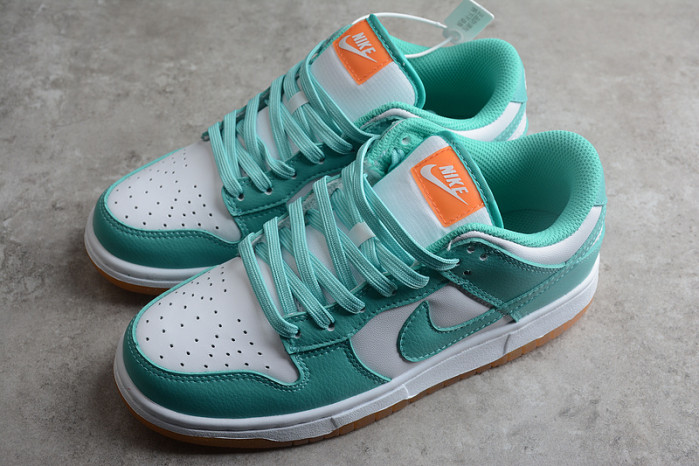 nike dunk low white turquoise - dv2190-100