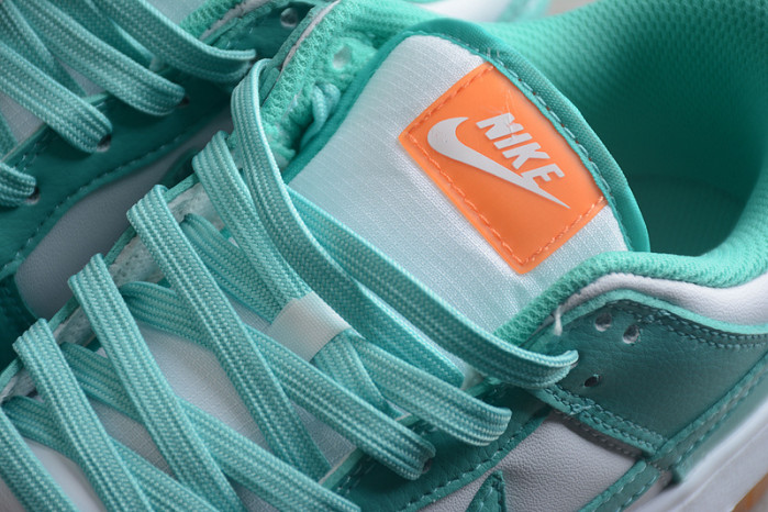 nike dunk low white turquoise - dv2190-100
