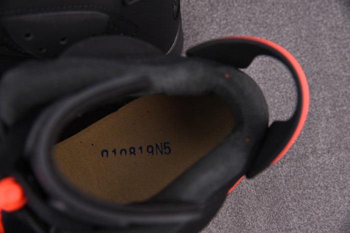 air jordan 6 retro black infrared (2019) 384664-060