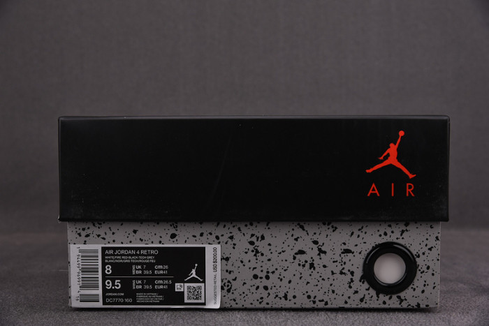 air jordan 4 “fire red” dc7770-160