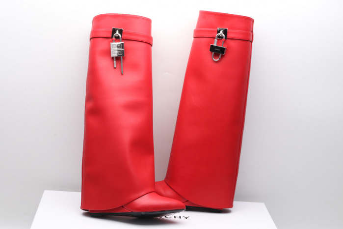 give*chy shark leather boots