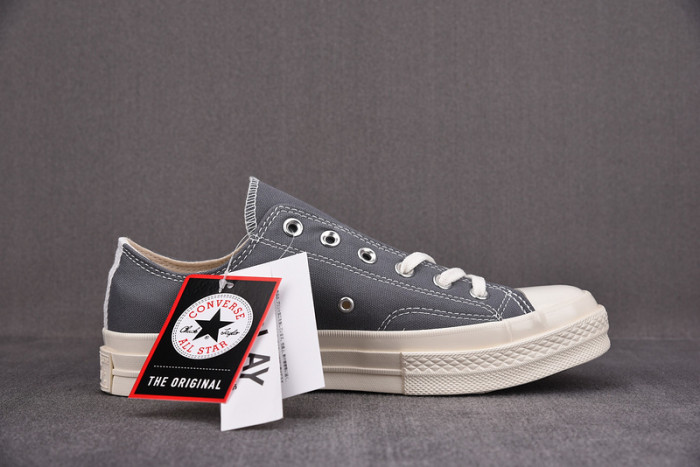 converse chuck taylor all-star 70 ox comme des garcons play grey