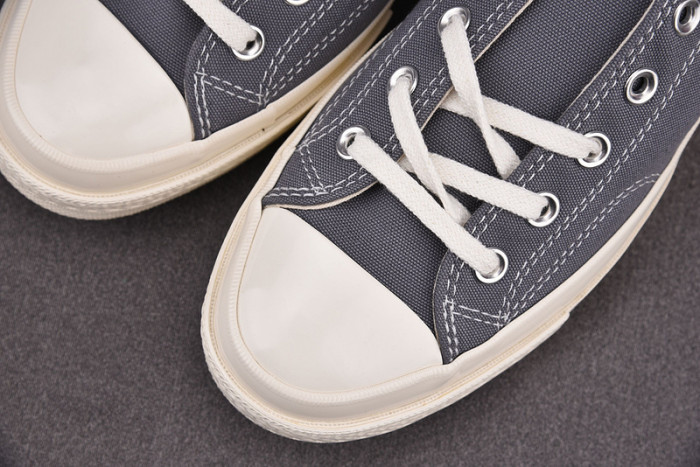 converse chuck taylor all-star 70 ox comme des garcons play grey