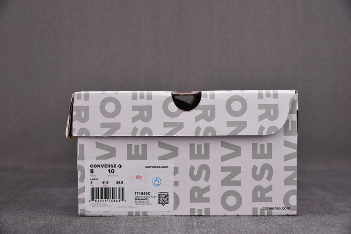 converse chuck taylor all-star 70 ox comme des garcons play grey