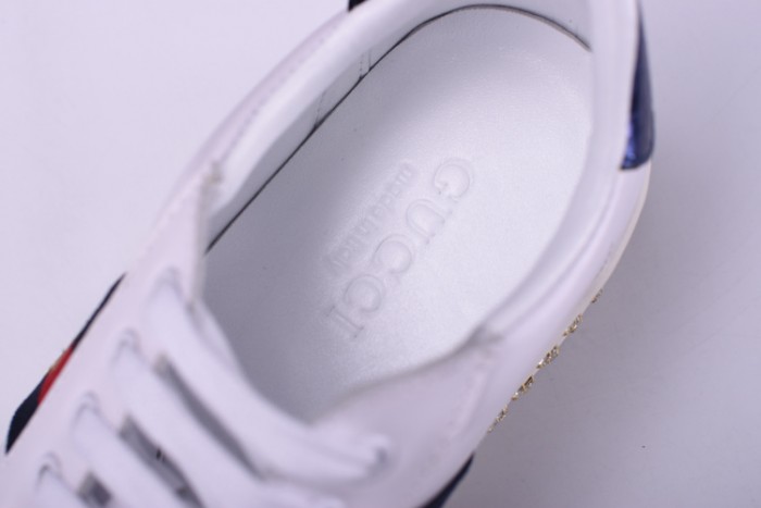 GU Ace Embellished SNEAKER WITH CRYSTALS womens 505995DOPE0