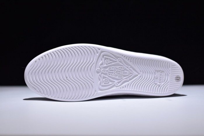 gu ace embroidered low-top sneaker with tiger mens