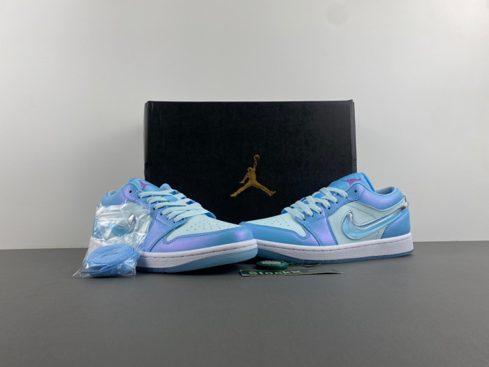 jordan 1 low se aquarius blue (gs) kids fn7366-400