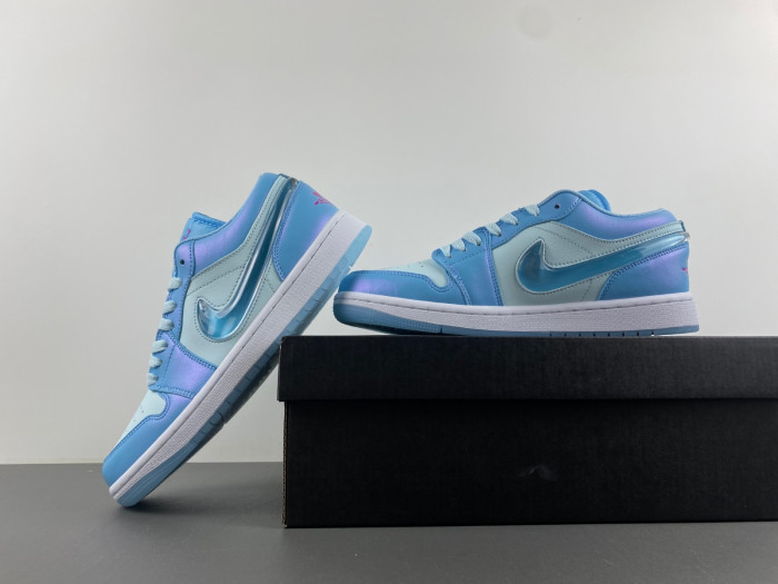 jordan 1 low se aquarius blue (gs) kids fn7366-400