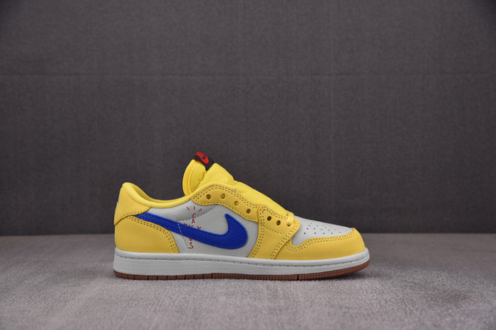 travis scott x air jordan 1 low og “canary” dz4137-700
