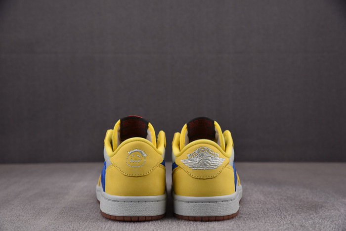 travis scott x air jordan 1 low og “canary” dz4137-700